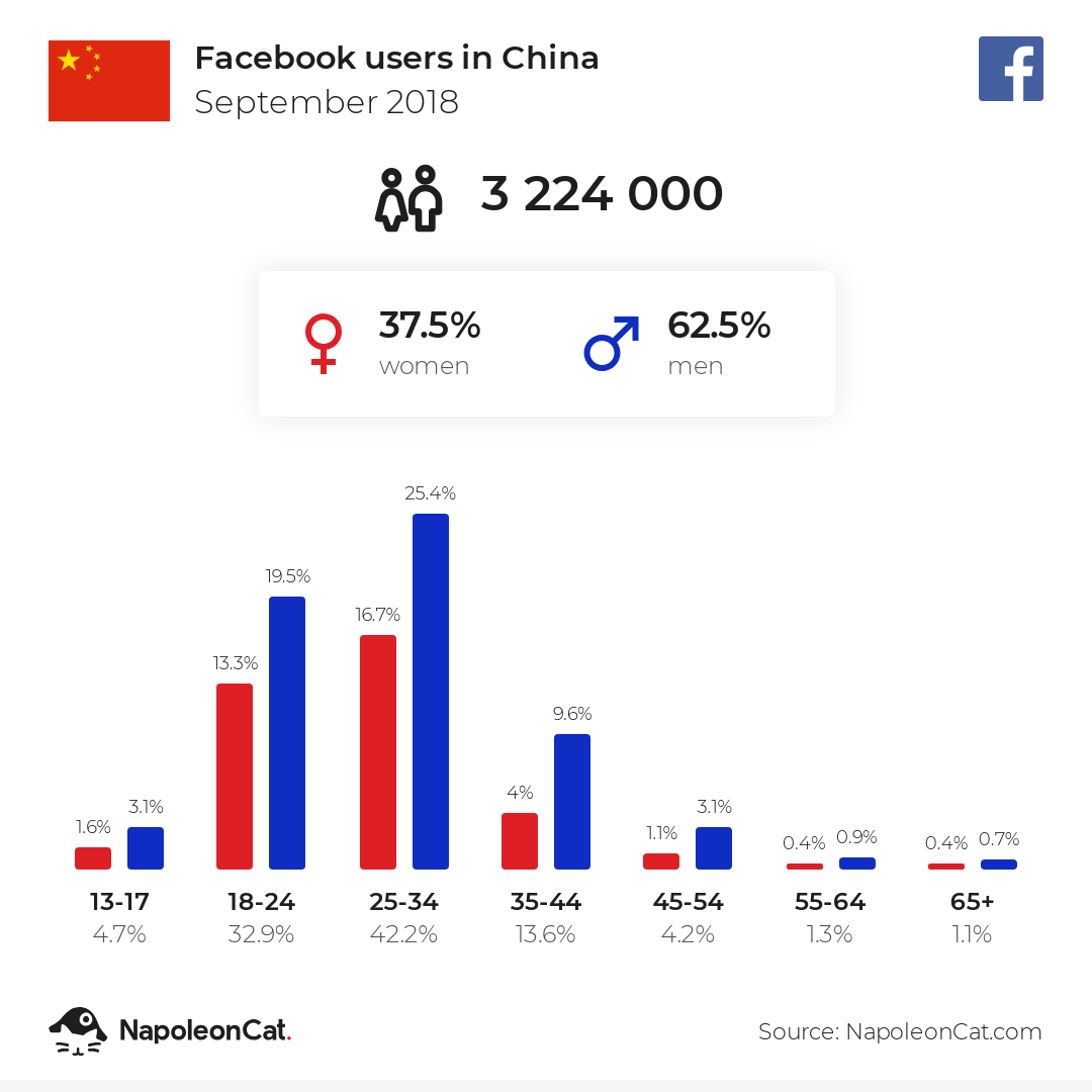 Facebook users in China